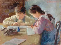 Il compito by Giuseppe Fraschetti, offered Jul 2013
