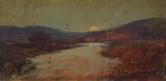 Tramonto by Ferruccio Rontini, 1934, offered Jul 2013