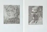 Ercole Drei, Ritratto d'uomo e Ritratto d'uomo con berretto