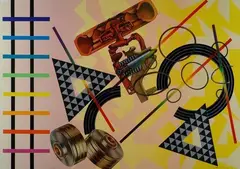 Senza titolo by Peter Phillips, 1974, offered Jul 2013