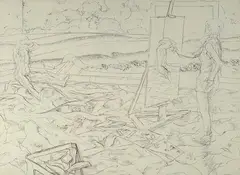 James McGarrell, Il pittore, 1976