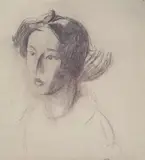 Marisa Mori, Volto di ragazza, autentica di Franco Mori on foto.
