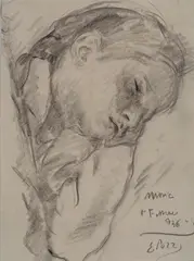 Bimba che dorme by Ennio Pozzi, 1936, offered Jul 2013