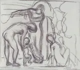 Composizione di figure by a Enrico Ludolf Verworner, offered Jul 2013