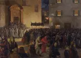 Lionello Balestrieri, La processione