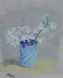 Guido Peyron, Fiori nel vasetto azzurro