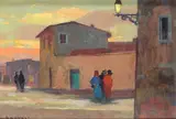 Tramonto livornese by Renato Natali, offered Jul 2013