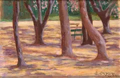 Alberi by Eugenio Caprini, 1909, offered Jul 2013