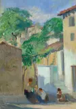 Gaetano Spinelli, Paesaggio di Oliena