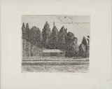 Giorgio Morandi, Campo da tennis ai giardini Margherita a Bologna