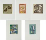Mario Radice, Tablettes, 1979, di Vann'Antò con cinque litografie di Mario Radice Edizioni della Pergola. Cartella realizzata in settanta esemplari