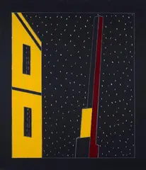 Notturno by Franco Angeli, autentica on foto Archivio Magi Arte, offered May 2013