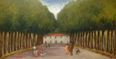 Ottone Rosai, Paesaggio, 1952