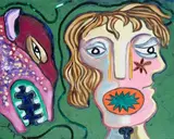 La bella e la bestia by Enrico Baj, offered May 2013