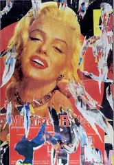 Marilyn radiosa by Rotella, 2002, offered May 2013
