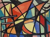 Saro Mirabella, Composizione astratta, 1948