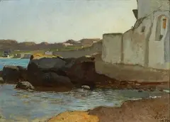 Forio d'Ischia by Vincenzo Cabianca, 1872, offered Apr 2013