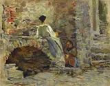 Telemaco Signorini, Donne a Riomaggiore