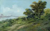 Henry Marko', Paesaggio con pescatorello