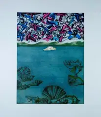 Conception by Francesco Clemente, 1987, paper: RosaspinaTiratura:, offered Dec 2012