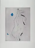 La sorpresa I by Marino Marini, 1973, paper: paper Magnani - Timbro a secco dello stampatore in basso a destraTiratura:, offered Dec 2012