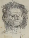 Domenico Gnoli, Ritratto virile
