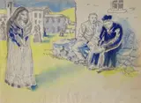 Aligi Sassu, Figure in paese