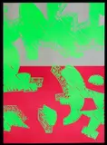 Carla Accardi, Rosso, 2000, lithograph