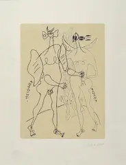 Thegonie by Georges Braque, 1932, offered Dec 2012