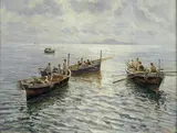 Attilio Pratella, Pescatori nel golfo di Napoli