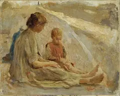 Madre e figlio by Cesare Ciani, offered Dec 2012