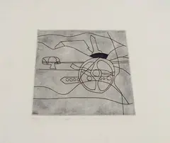 Tesserete by Ben Nicholson, 1966, Tiratura in basso a sinistra.Editore: Galleria Bayler BasileaBibliografia: Lanfranca, offered Dec 2012