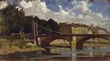 Luigi Michelacci, Il ponte della Vittoria in costruzione