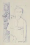 Giuseppe Viviani, Figura femminile in un interno, 1947