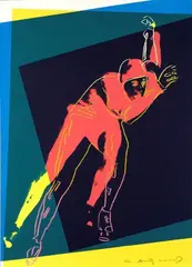 Speed Skater by Andy Warhol, 1983, Dalla Cartell: "Art and Sports", offered Dec 2012