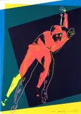 Andy Warhol, Speed Skater, 1983, Dalla Cartell: "Art and Sports"