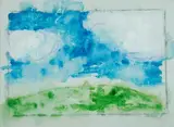 Senza titolo by Mario Schifano, 1974, enamel on canvas-perspex, offered Dec 2012