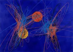Spirali by Roberto Crippa, 1952, sul verso: firma and data; etichette and timbri Galleria d'Arte Paccagnini. Autentica di Roberto Crippa Jr on foto, offered Dec 2012