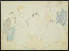 Conversation by Jules Pascin, offered Oct 2012