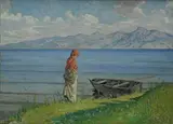 Angiolo Tommasi, Contadina sul Lago di Massaciuccoli