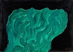 Verde e nero by Virgilio Guidi, 1959, offered Oct 2012