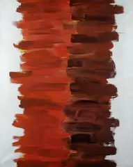Il rosso by Mario Nigro, 1989, Sul verso: firma e data; timbri Galleria Reali Arte Contemporanea, offered Oct 2012