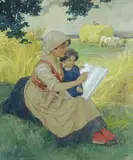 Osvaldo Ballerio, Madre e figlio