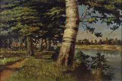Mario Bordi, L'Arno alle Cascine