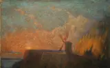Serafino Macchiati, Paesaggio bretone, 1915