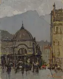 Giovanni Lomi, Stazione di Lucerna