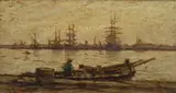 Renuccio Renucci, Barche e pescatori nel porto