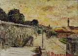 Guido Borgianni, Veduta da Piazza Poggi