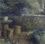 Mario Marcucci, Paesaggio, 1944, Sul verso iscrizione: "Marcucci