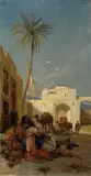 Enrico Gamba, Paesaggio orientale, 1883
